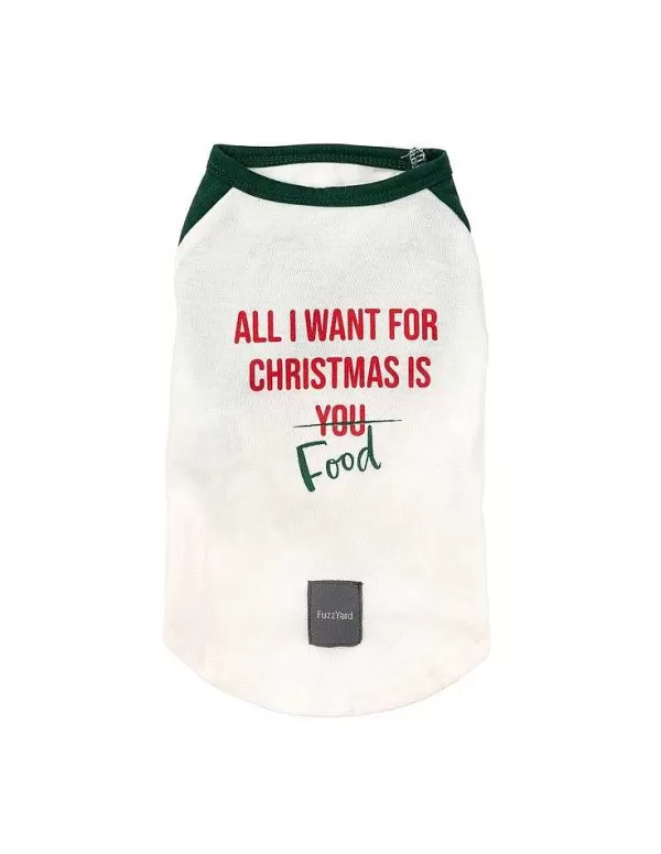 Xmas T-Shirt All I Want For Christmas Is Food | Fuzzyard Best