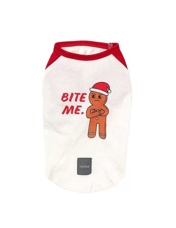 Xmas T-Shirt Bite Me | Fuzzyard Clearance
