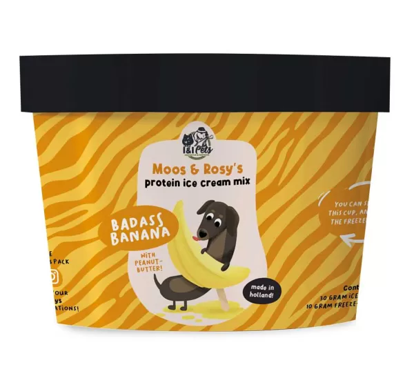 - Moos & Rosy'S - Protein Ice Cream Mix - Banana & Peanutbutter | I&I Pets Outlet