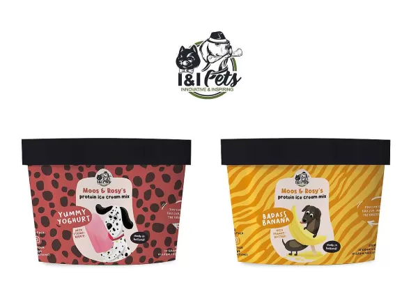 - Moos & Rosy'S - Protein Ice Cream Mix - Strawberry | I&I Pets Fashion