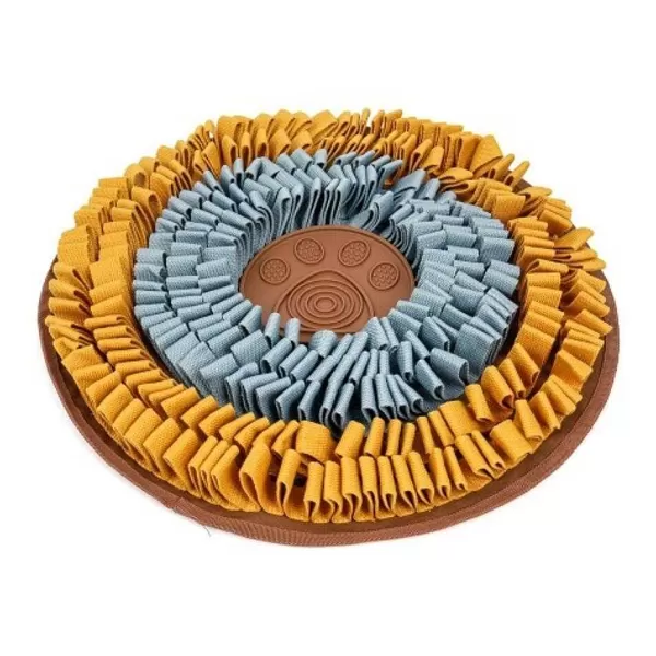 Injoya Cookie Snuffle Mat Blue Orange | The Dog Lounge New