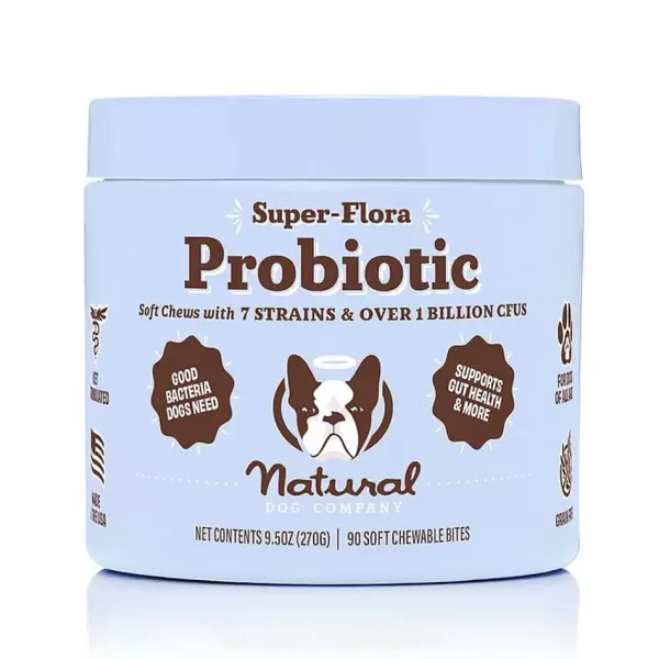 Super-Flora Probiotic Supplement | Natural Dog Company Store
