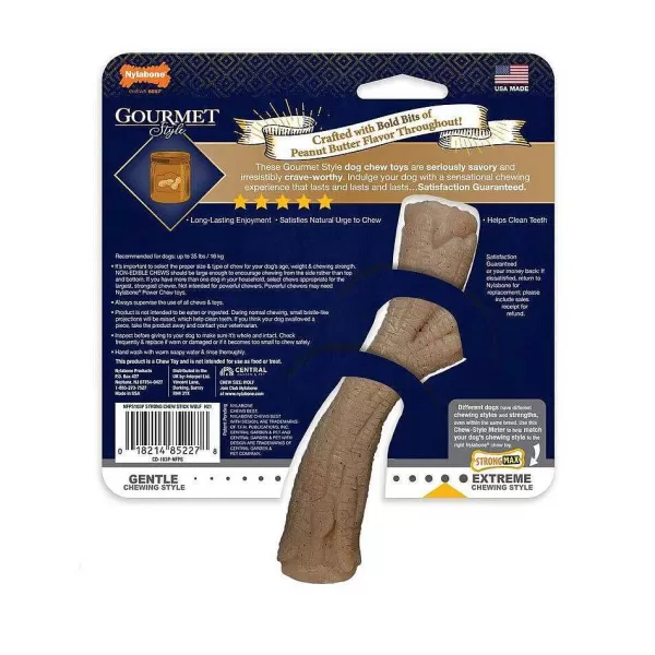 nylabone_nylabone_gourmet_style_strong_stick_dog_chew_toy_2.webp Gourmet Style Strong Stick Dog Chew Toy | Nylabone Online