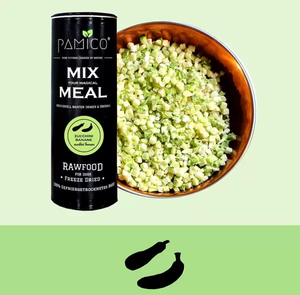 Gevriesdroogde Courgette En Banaan | Pamico Fashion