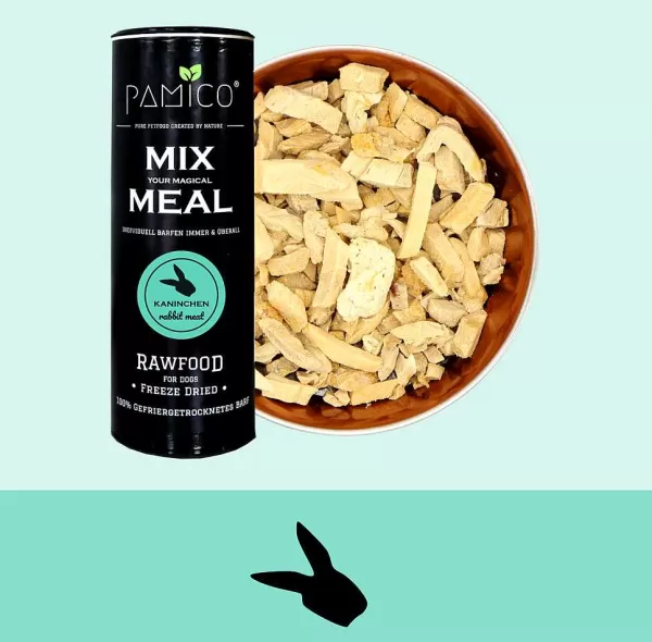 Gevriesdroogd Konijnenvlees | Pamico Online