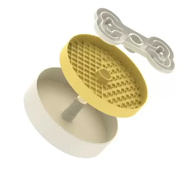 Puzzle Feeder Lick Bowl Geel | The Dog Lounge Sale