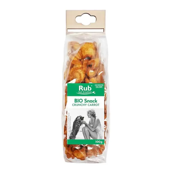 Rub Bio Snack Crunchy Carrots 100 Gram | Retorn Discount