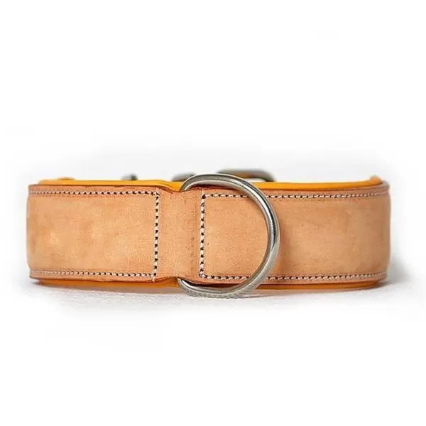 Lederen Halsband Classic Buckskin | Rogue Royalty Outlet