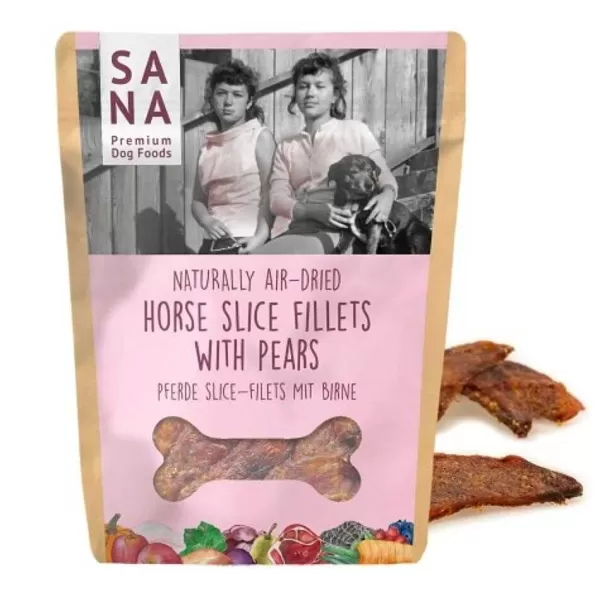 Slice Fillets Paard Met Peer | Sana Dog Fashion