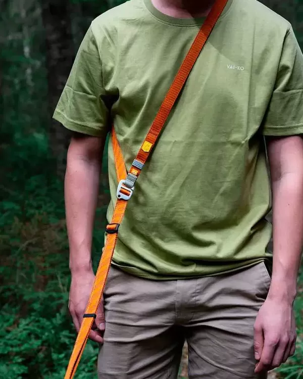 Roam Adjustable Leash Black Ripple | Woolly Wolf Flash Sale