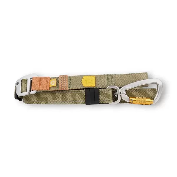 Roam Adjustable Leash Green Ripple | Woolly Wolf Hot